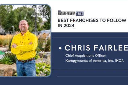 KOA Recognized as a Best Franchise to Follow by The Entrepreneur Times